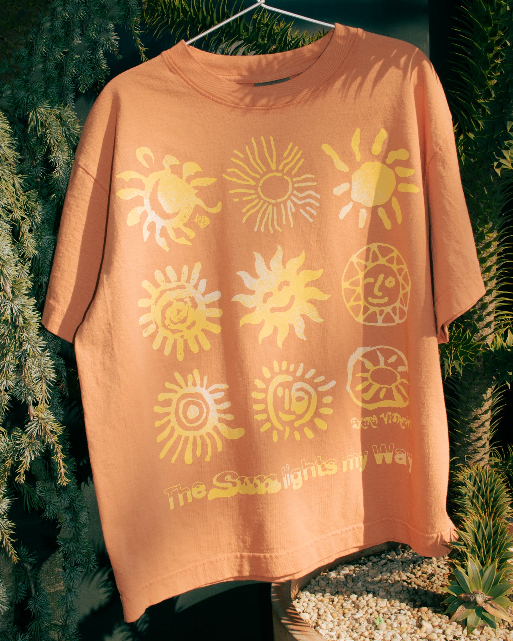 SUN LIGHT tee - orange – Extra Vitamins