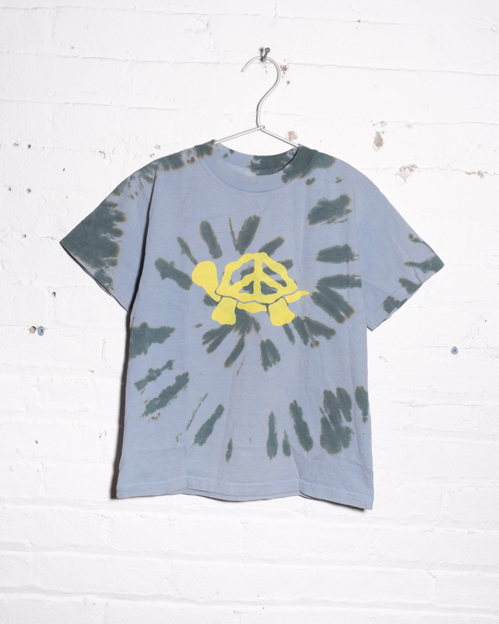 KIDS PEACE TURTLE tee - blue