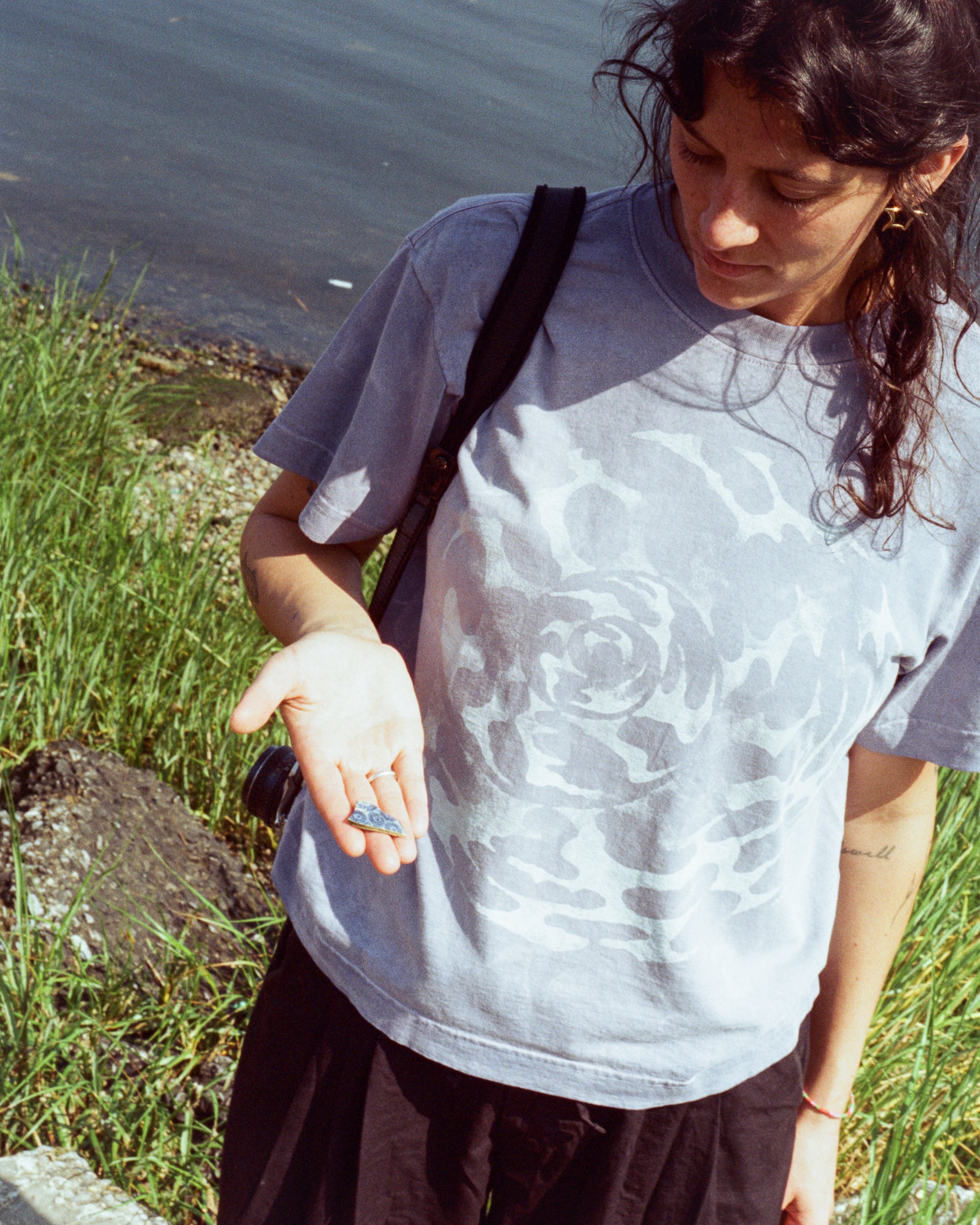SPIRAL SHELL tee - periwinkle