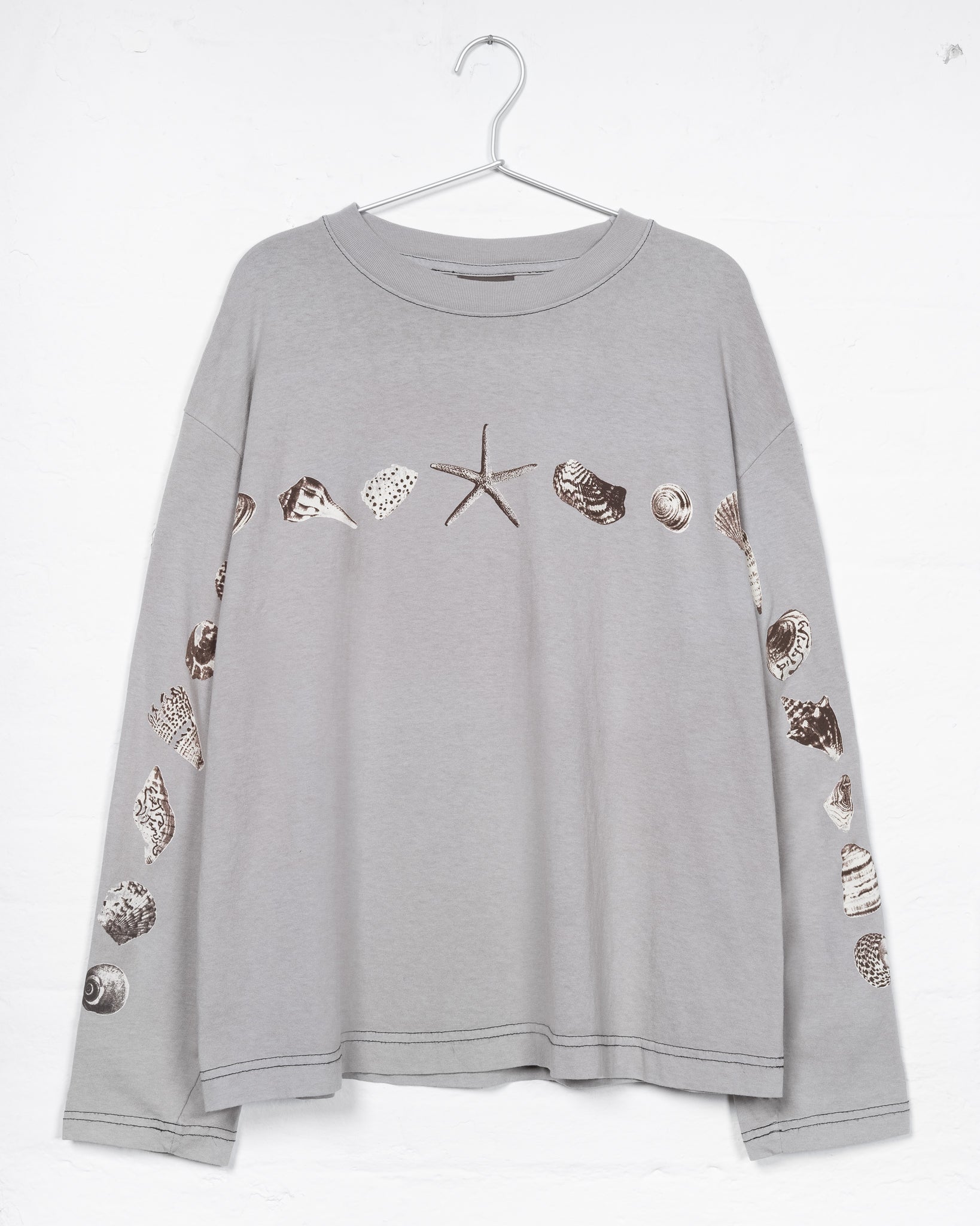 SHELL RITUAL longsleeve - gray