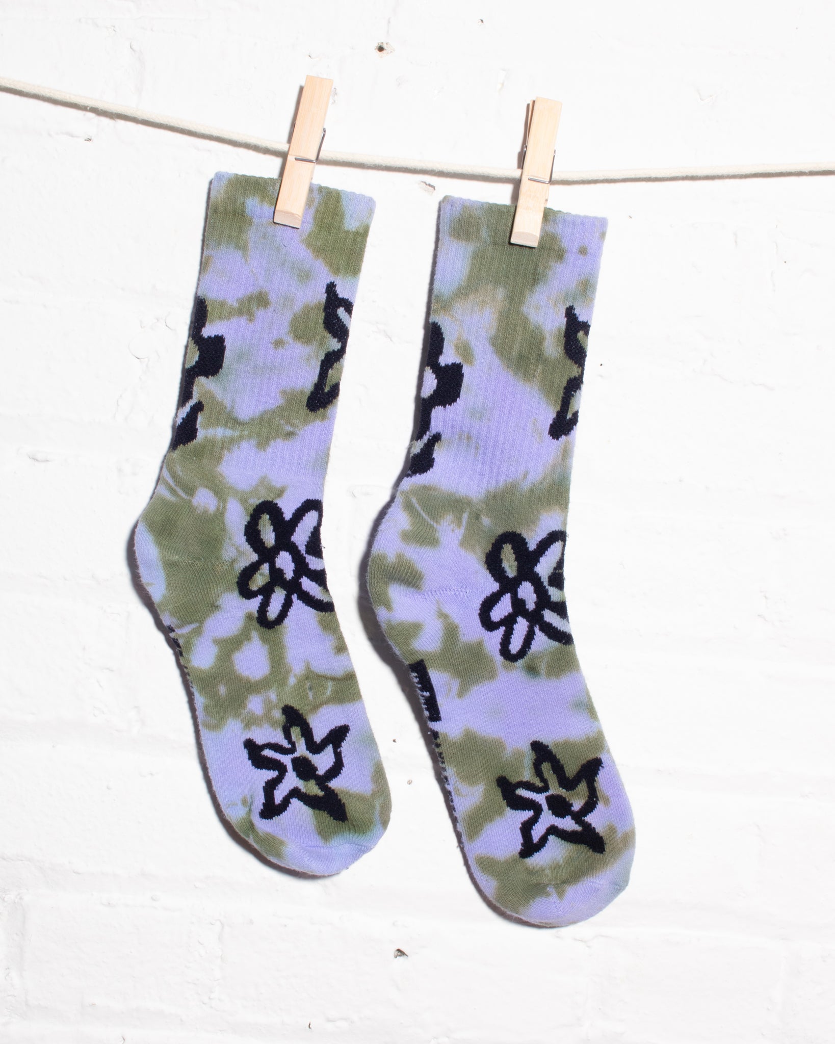 FLOWER socks - tie dye