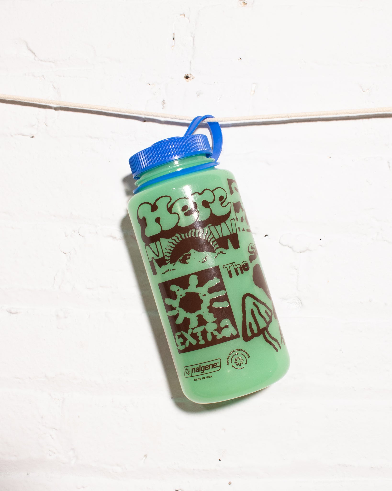 32oz Spa Day Nalgene (Glow in the Dark) – Item Label