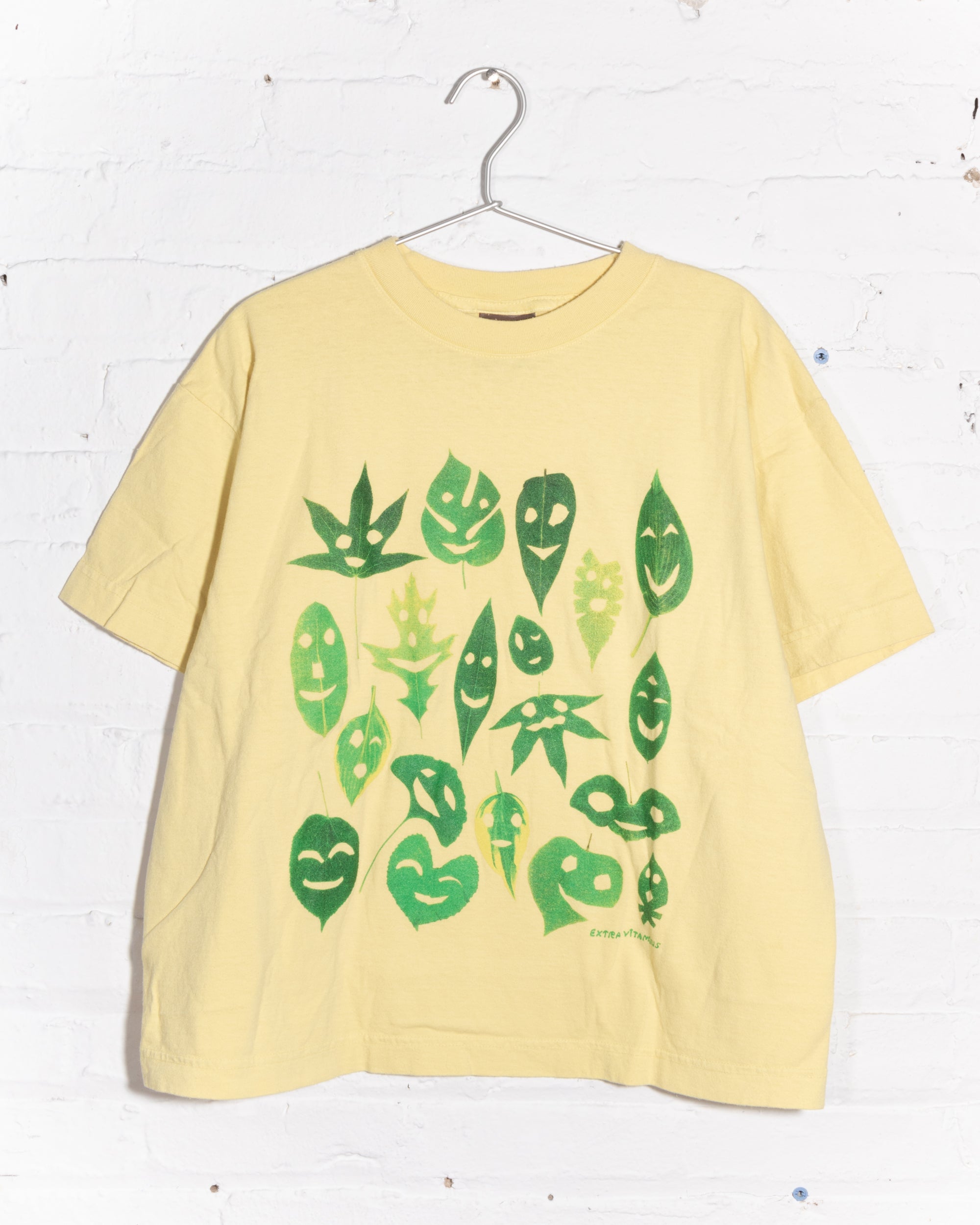 LEAF tee - yellow - MEDIUM