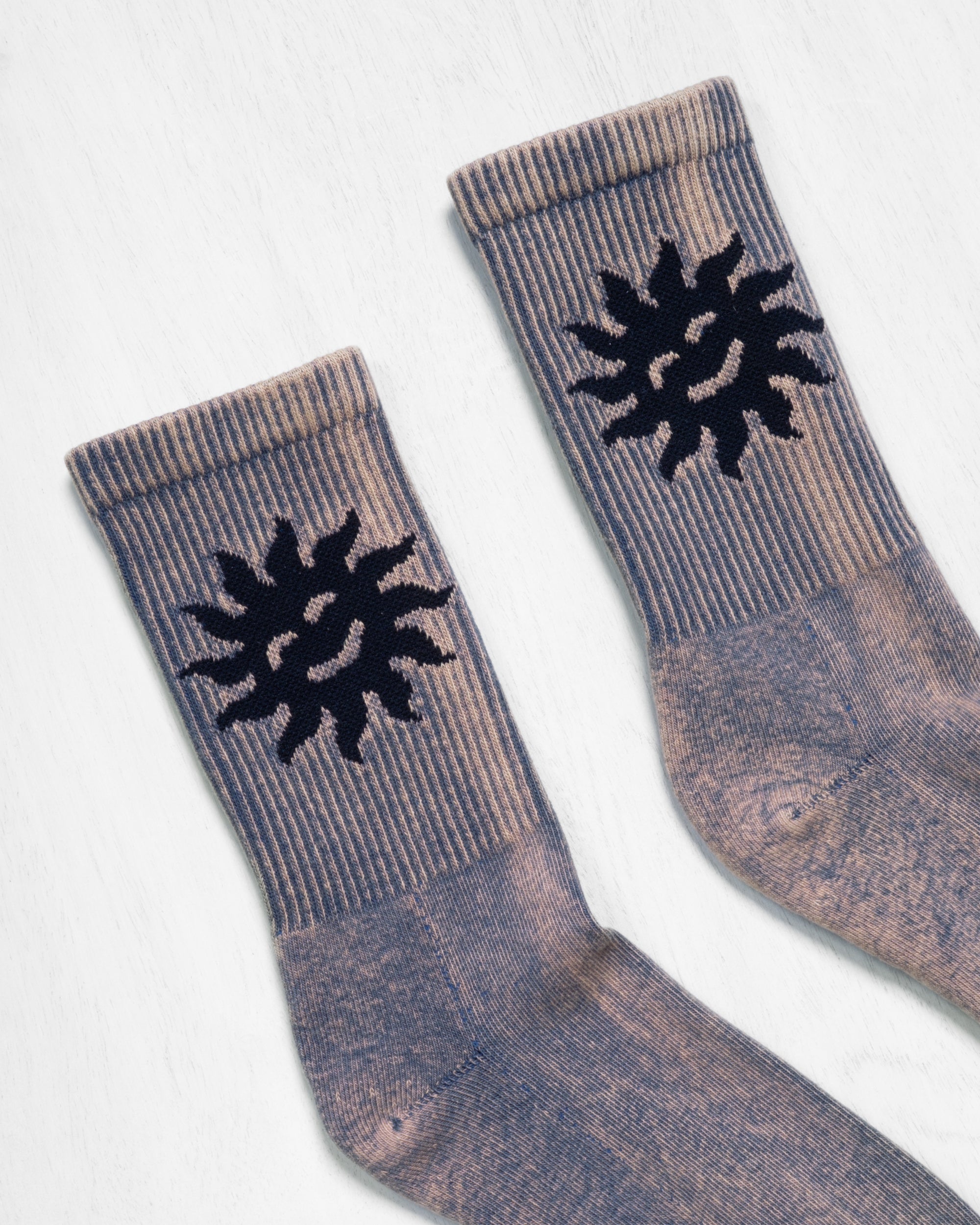 blue ACID SUN socks