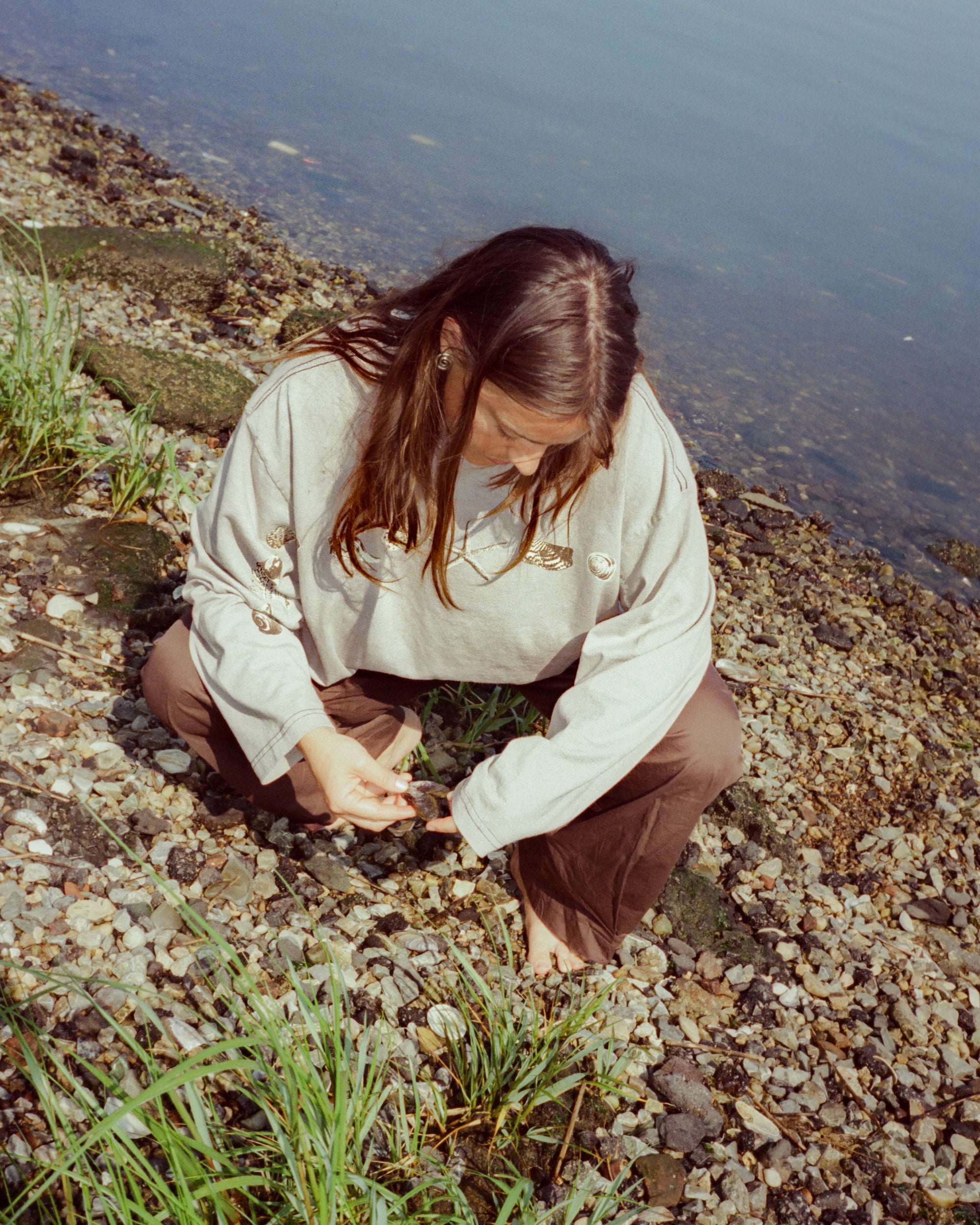 SHELL RITUAL longsleeve - gray