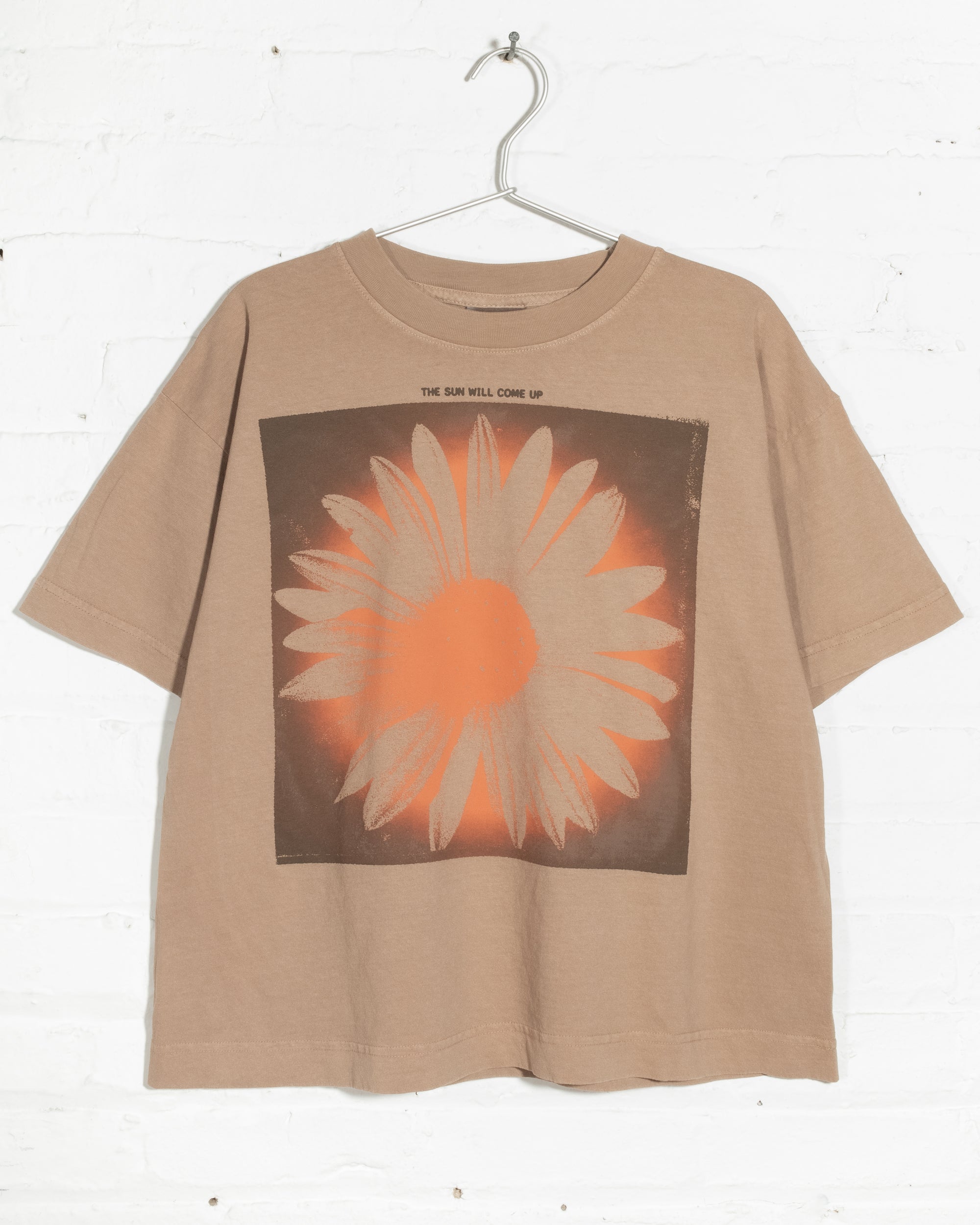 FLOWER tee - sand