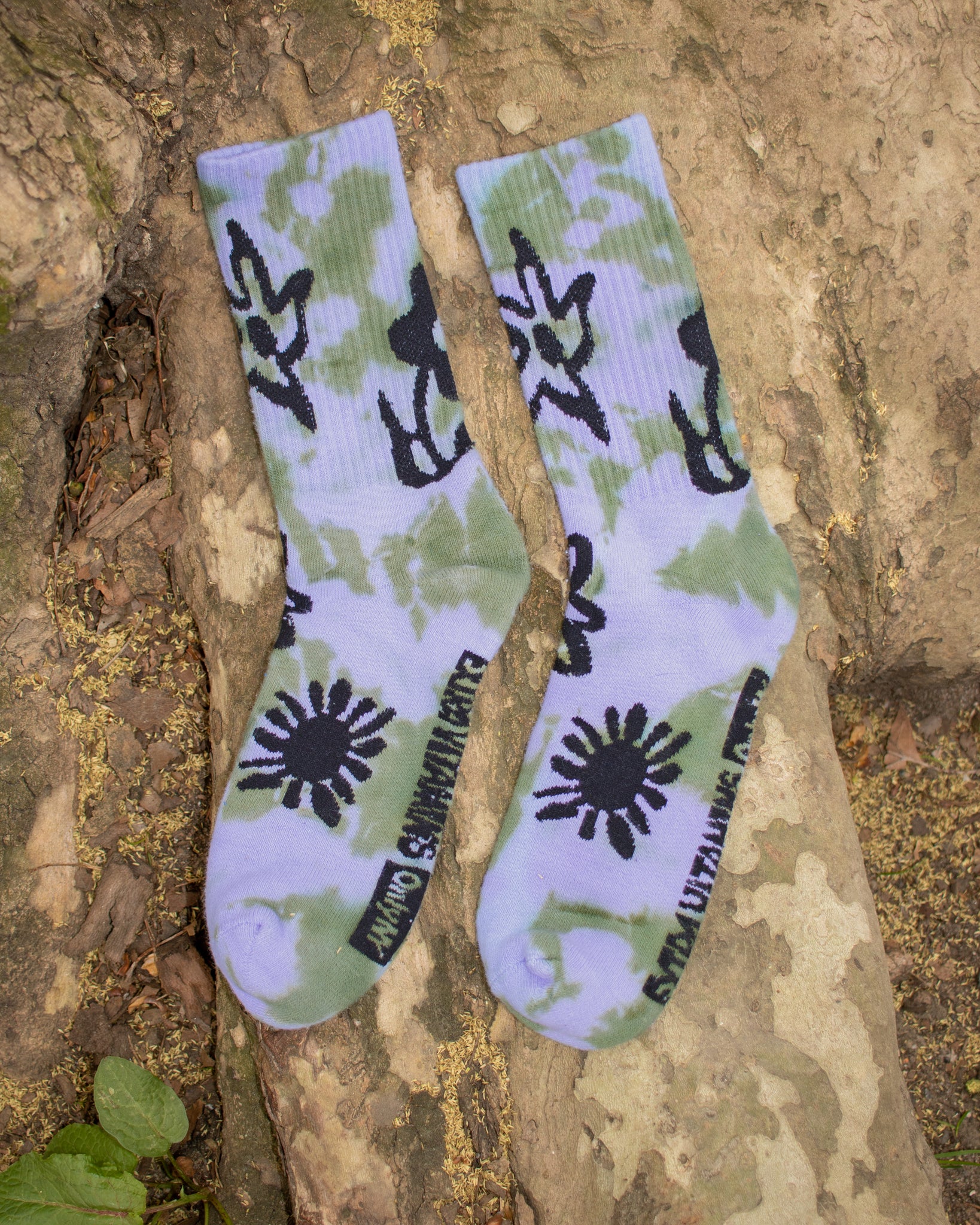 FLOWER socks - tie dye