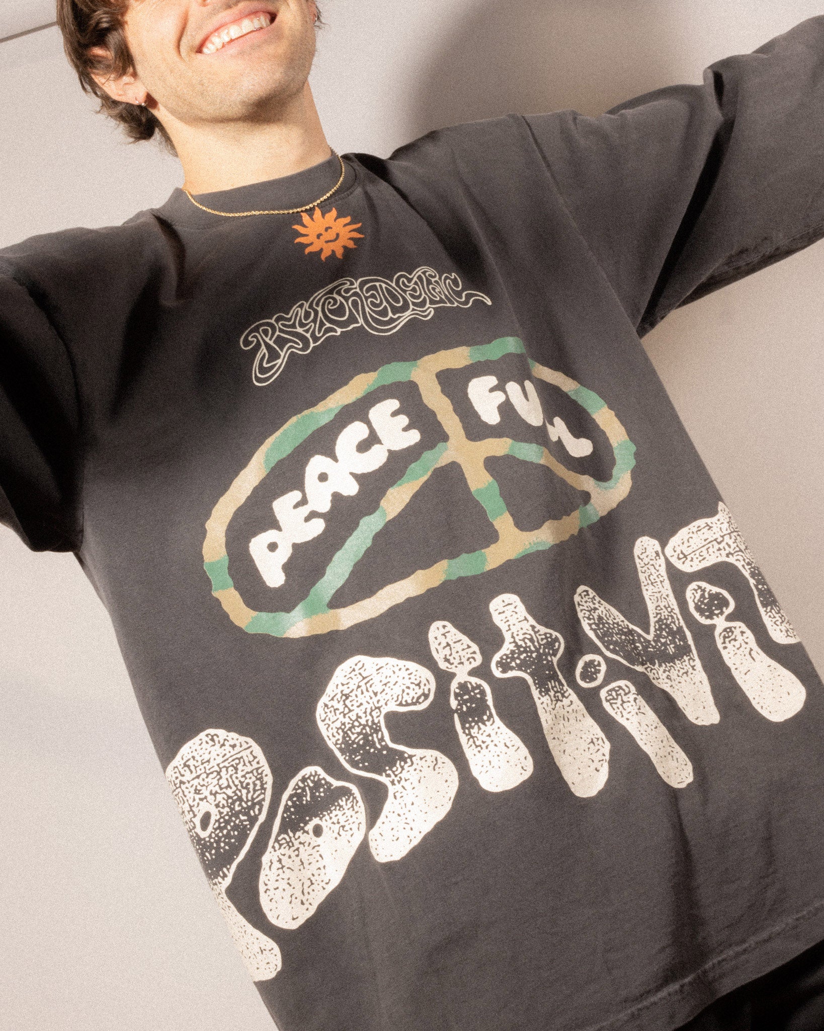 PSYCHEDELIC PEACEFUL POSITIVITY longsleeve