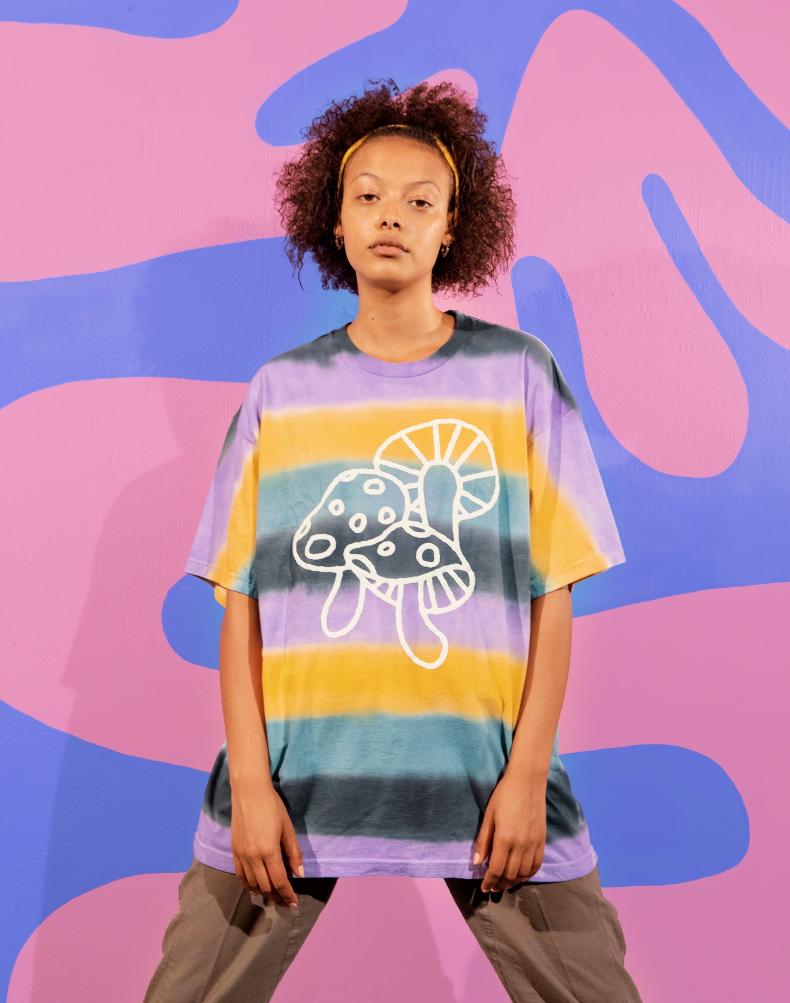 Mushroom Stripe T-shirt