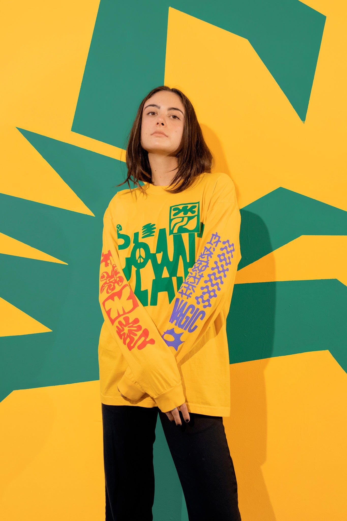 Plant Power Longsleeve - yellow