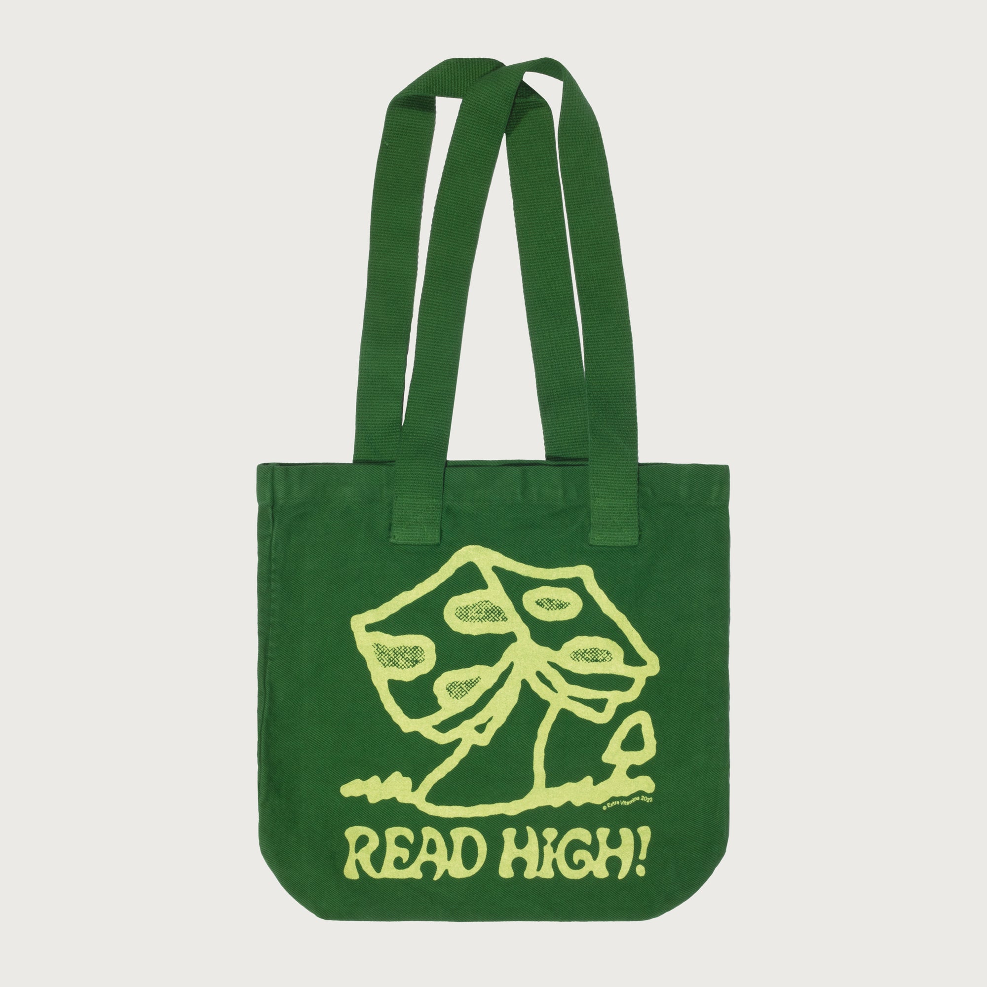 READ HIGH mushroom tote