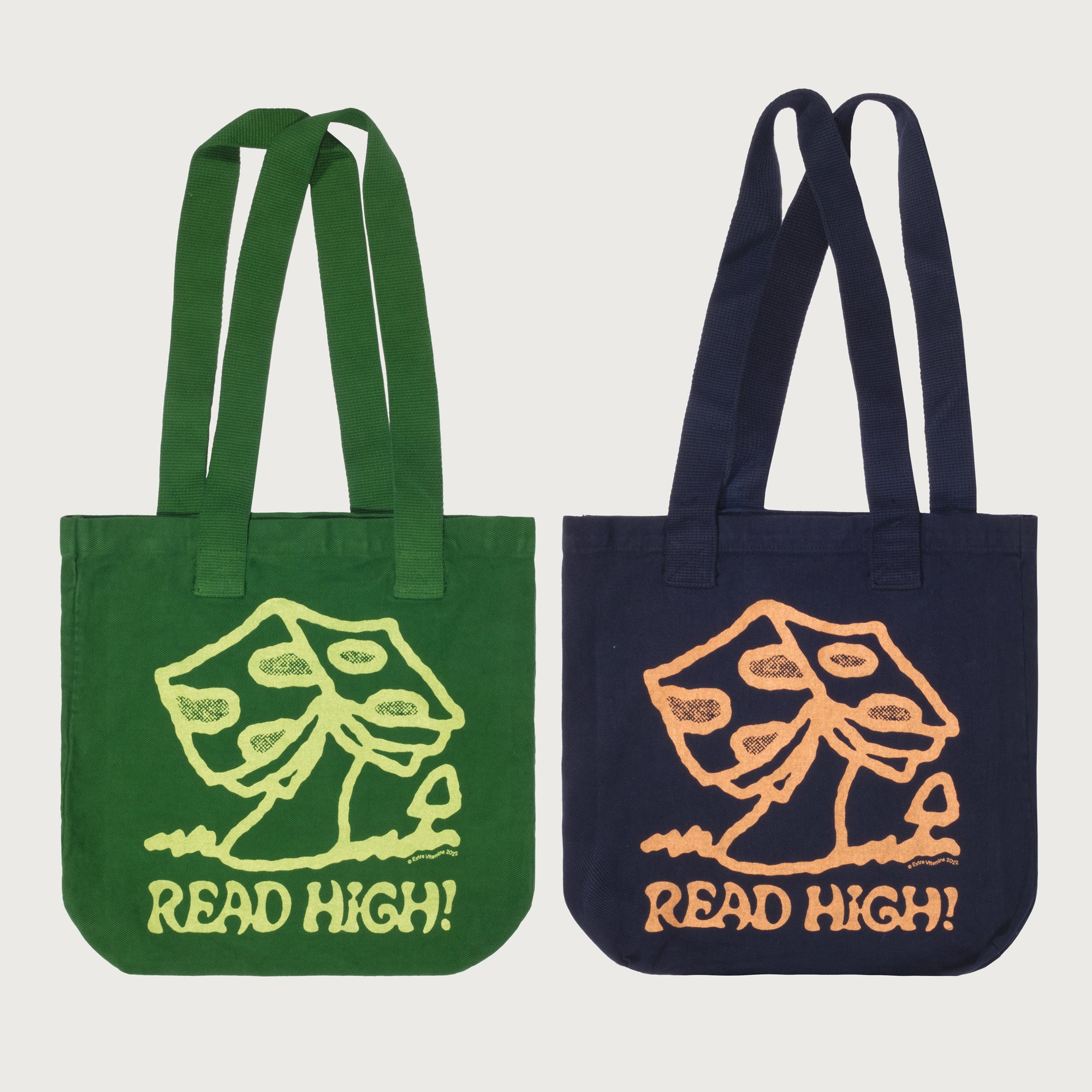 READ HIGH mushroom tote