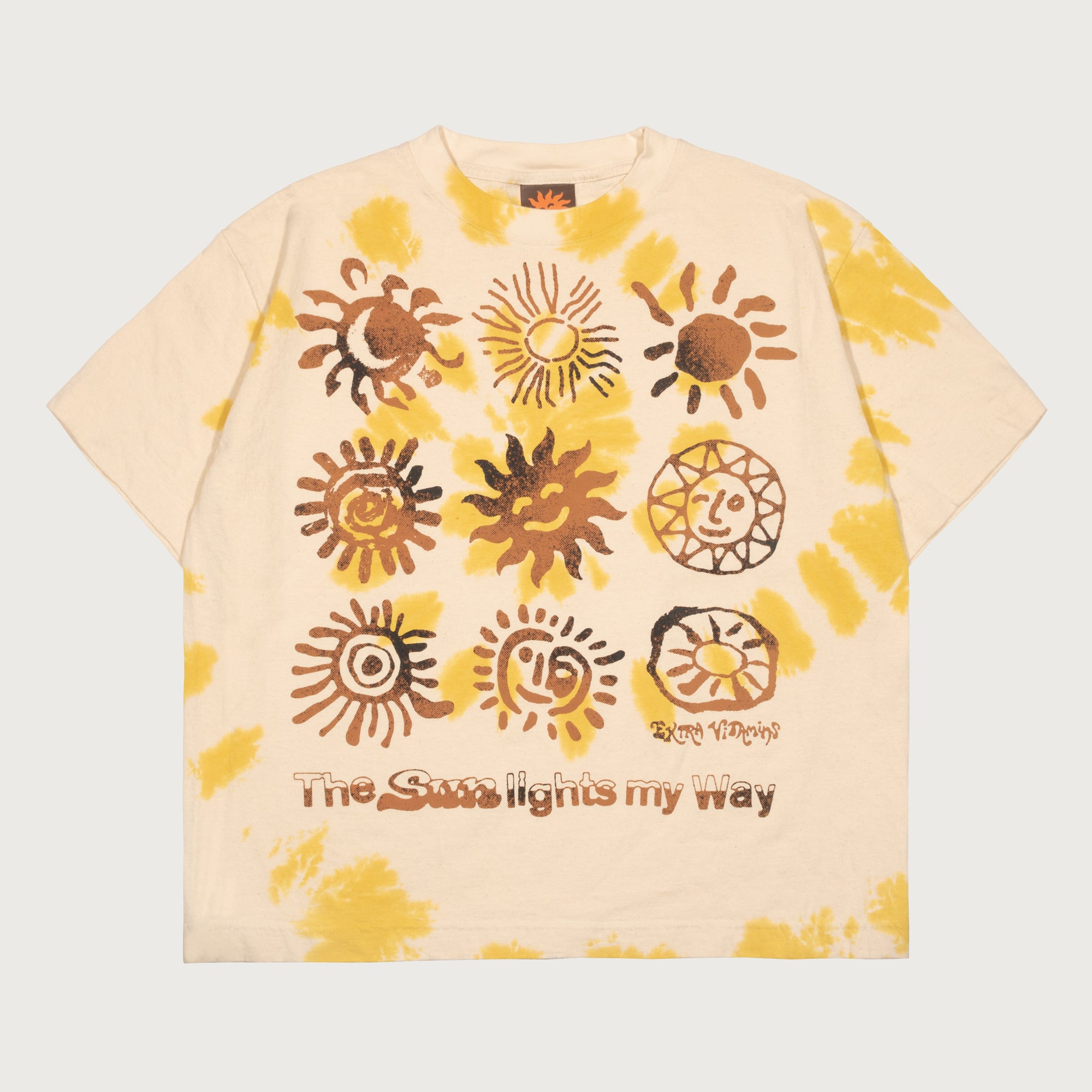 SUN LIGHT tee - tiedye