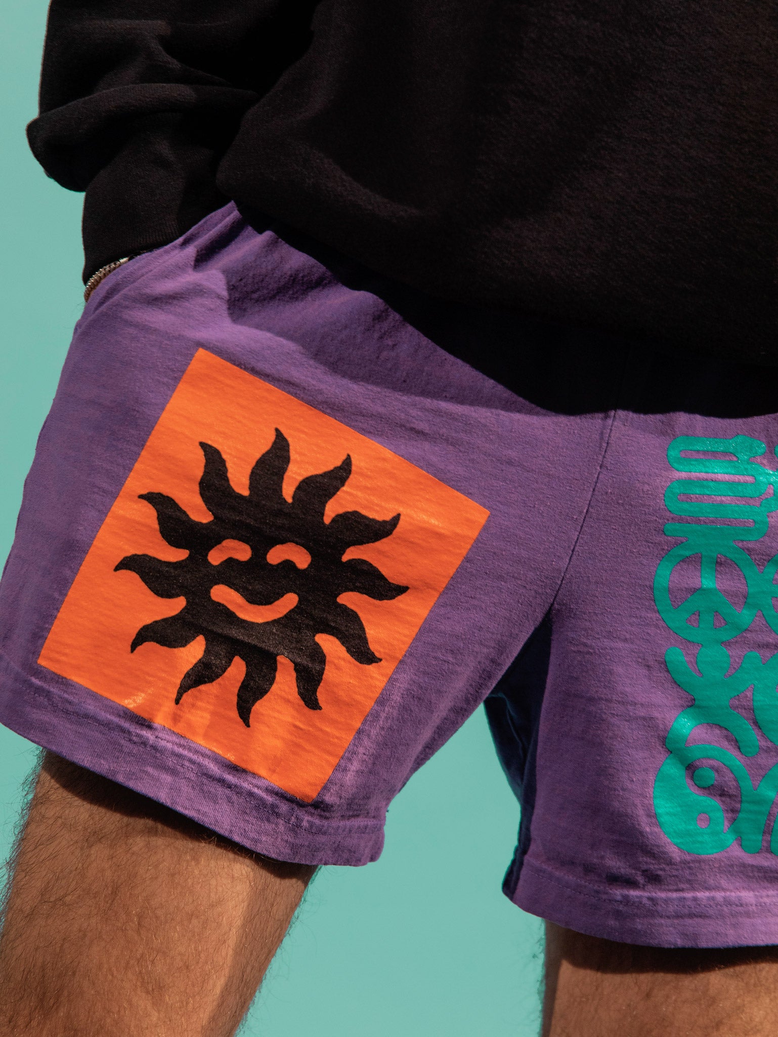 Purple Sun Shorts
