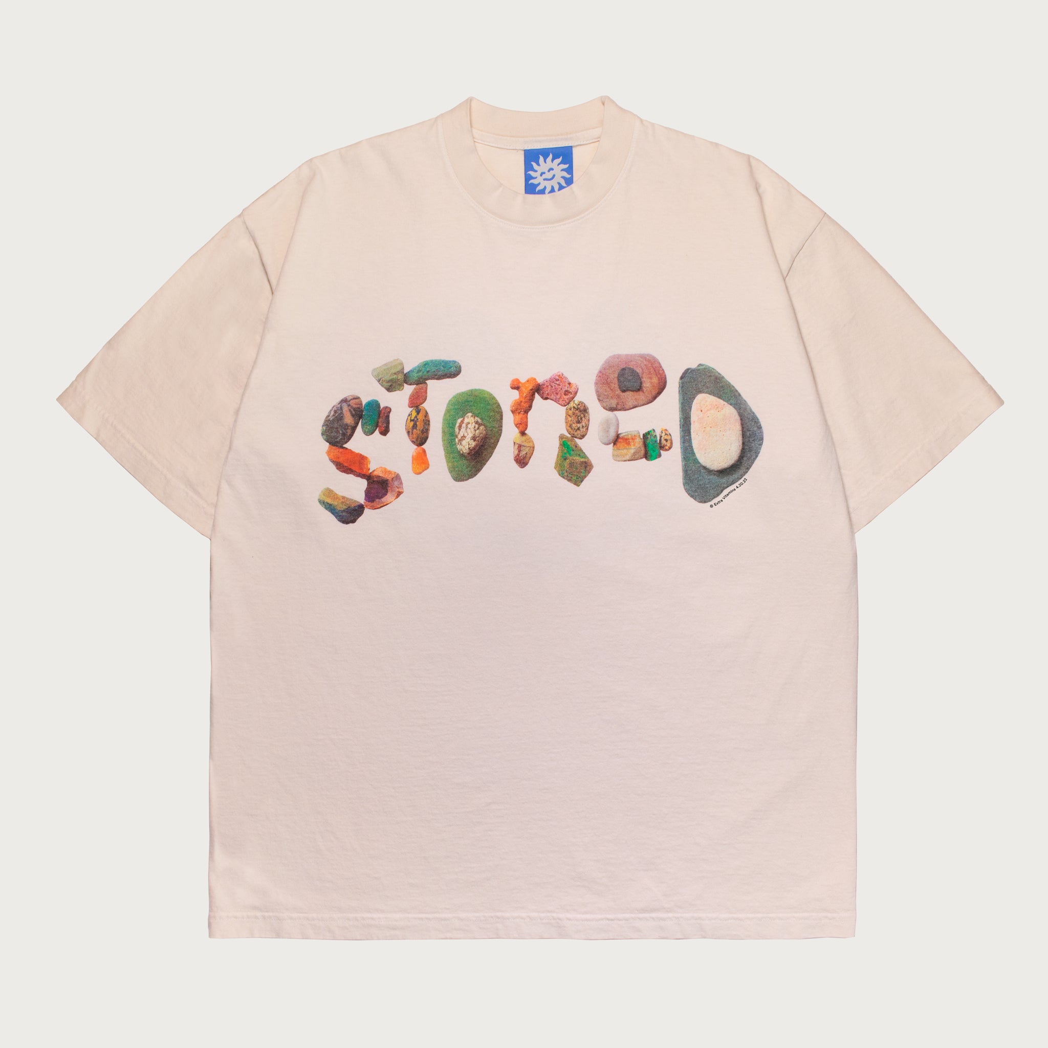 STONED TEE – natural - *NOT BOXY*
