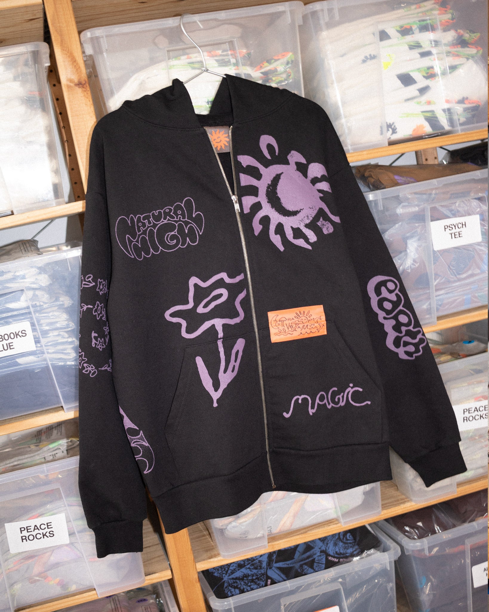 MAGIC EARTH zip hoodie