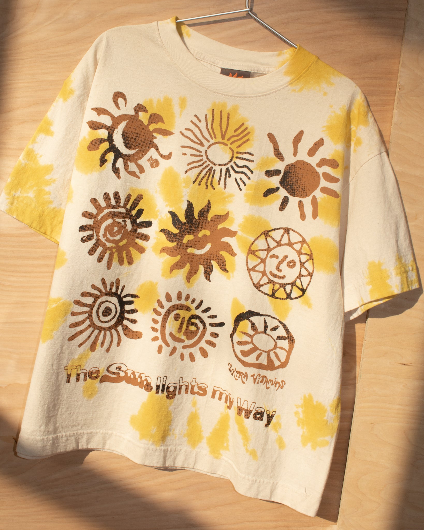 SUN LIGHT tee - tiedye