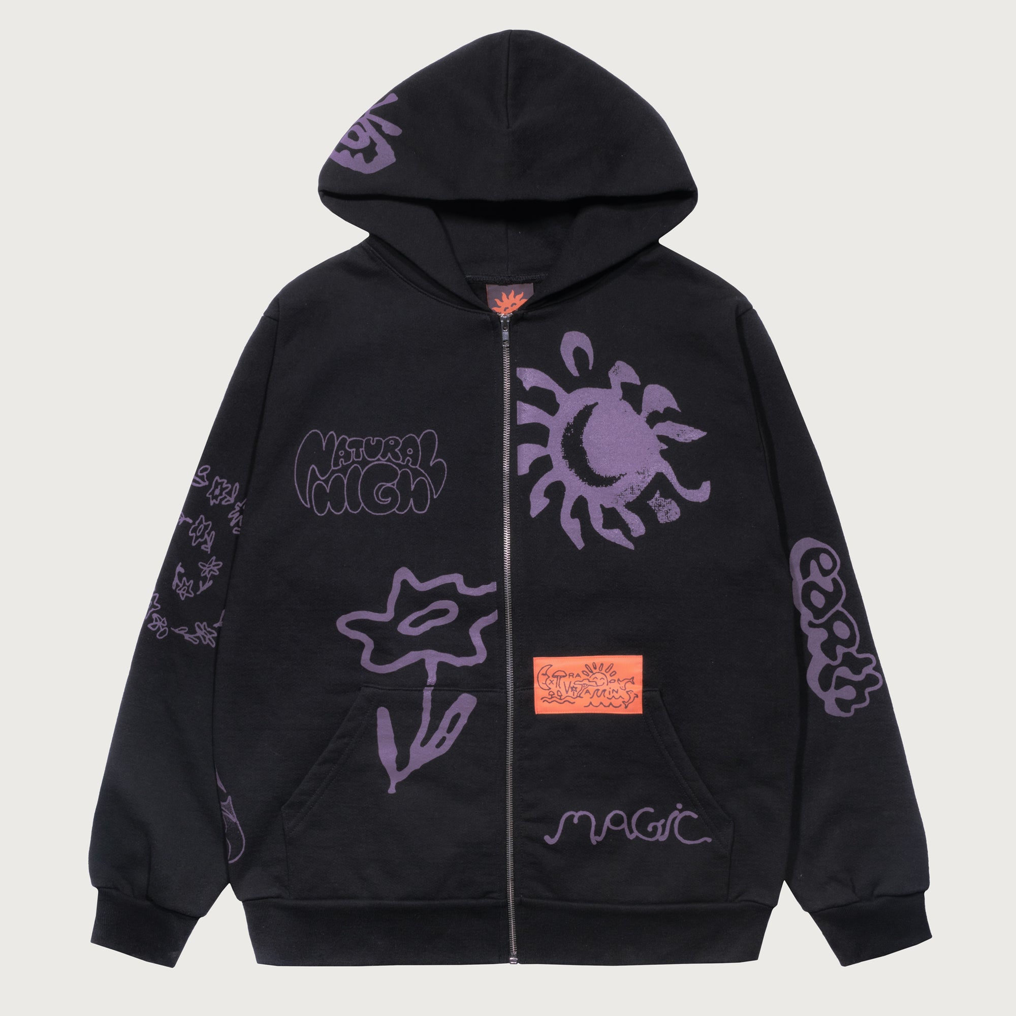 MAGIC EARTH zip hoodie